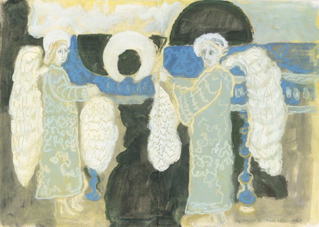 Angels knitting new Wings